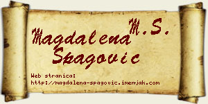Magdalena Špagović vizit kartica